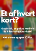 Kunstpostkort – Samlepakke med 9 motiver – Jens Brammer – A5